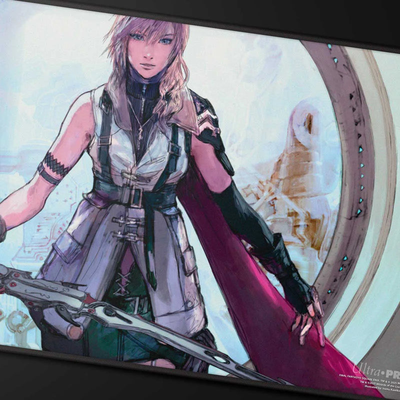 Final Fantasy Lightning, Army of One Black Stitched Playmat
