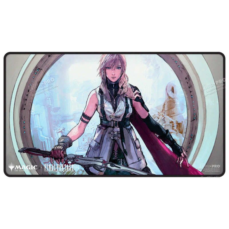 Final Fantasy Lightning, Army of One Black Stitched Playmat