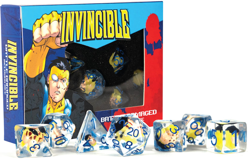 Invincible Battle Damaged Inclusion Dice Set