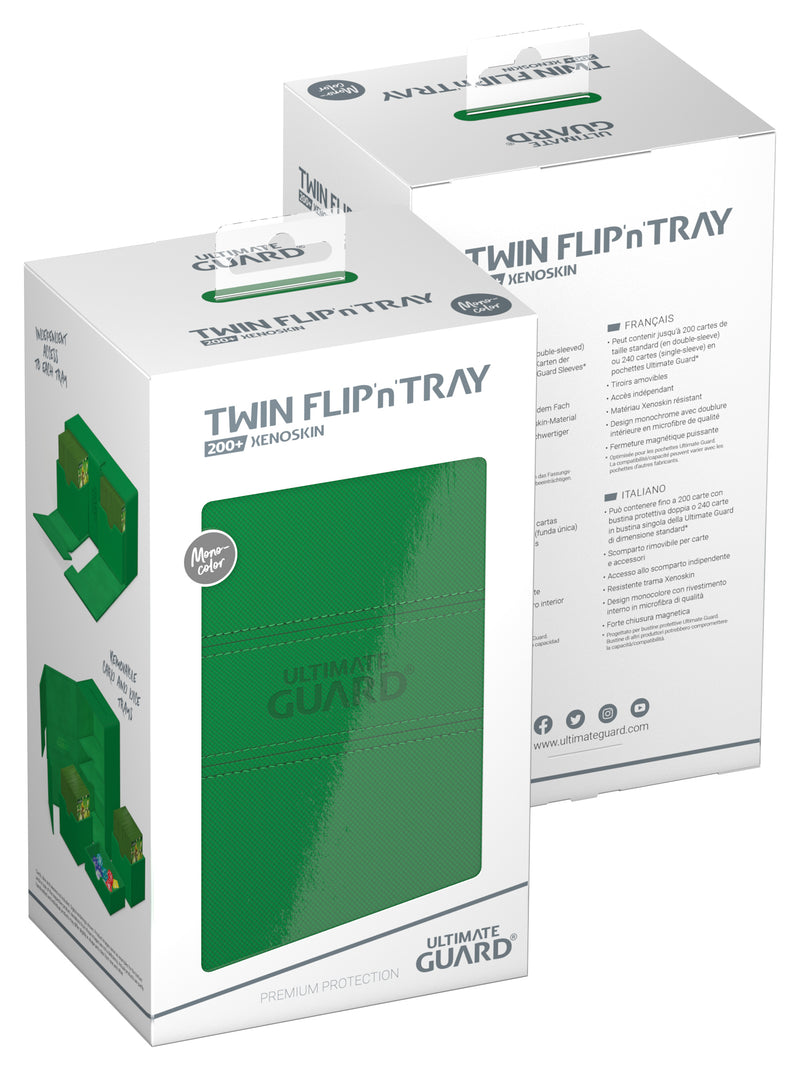 Twin Flip'n'Tray 200+ Green Monocolor
