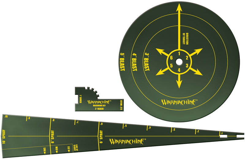 Warmachine MkII Template Set - PIP91034 (Online Only)