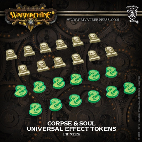 Warmachine & Hordes Universal Corpse & Soul Token Set - PIP91124 (Online Only)