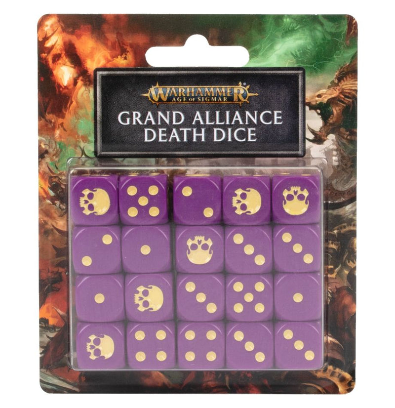 Age of Sigmar Grand Alliance Death Dice Set