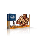 Folding Walnut Wood Chess Set 11.5 Inches