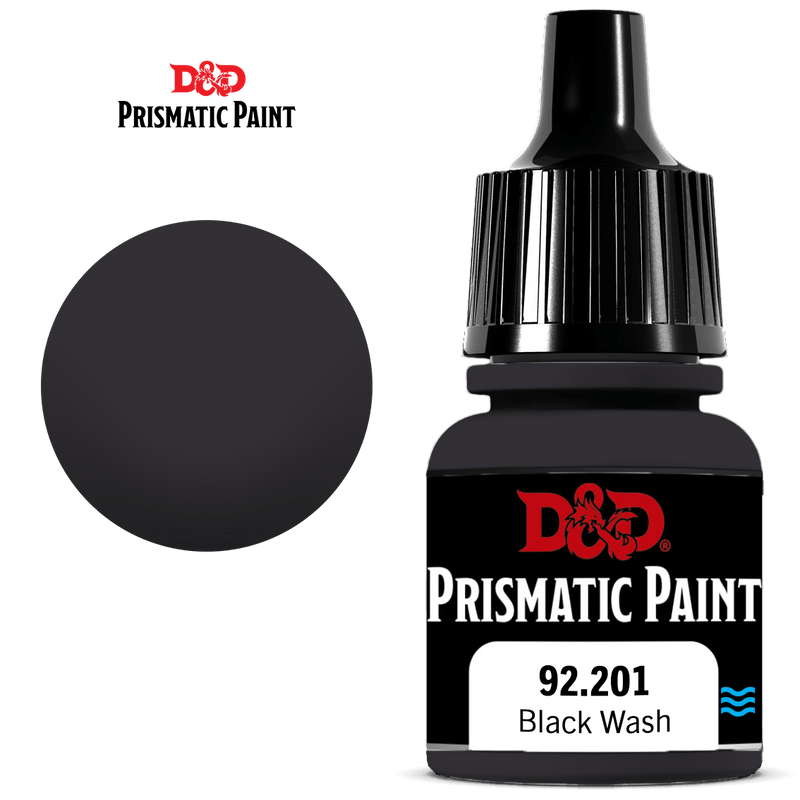 D&D Prismatic Paint Black Wash