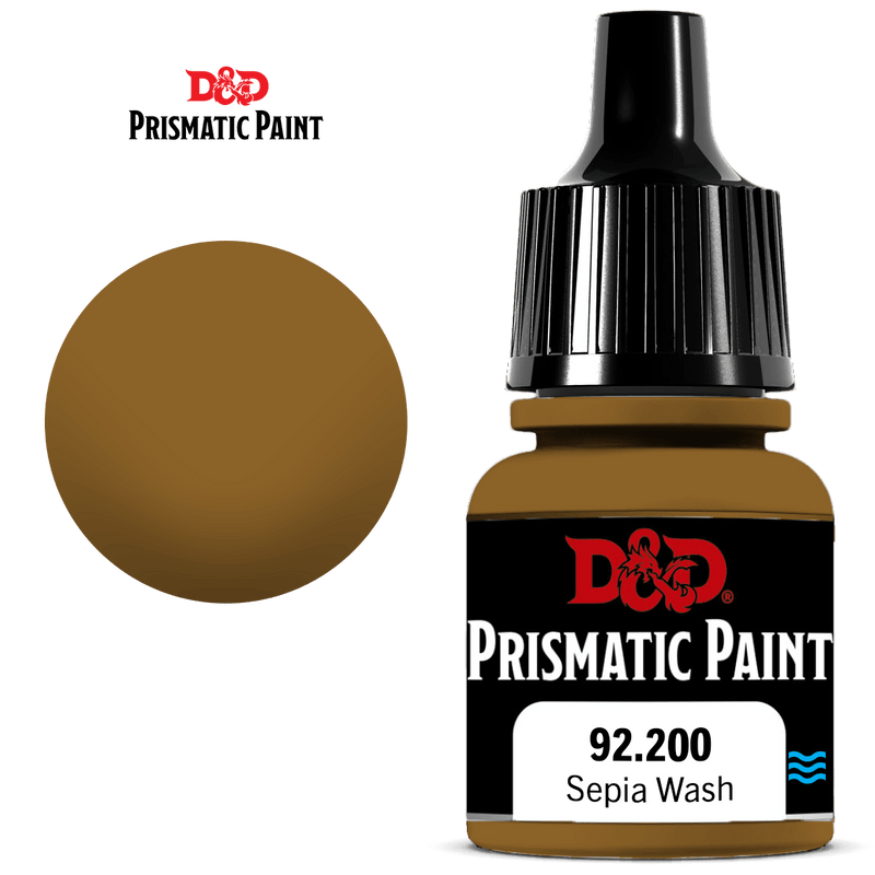 D&D Prismatic Paint Sepia Wash