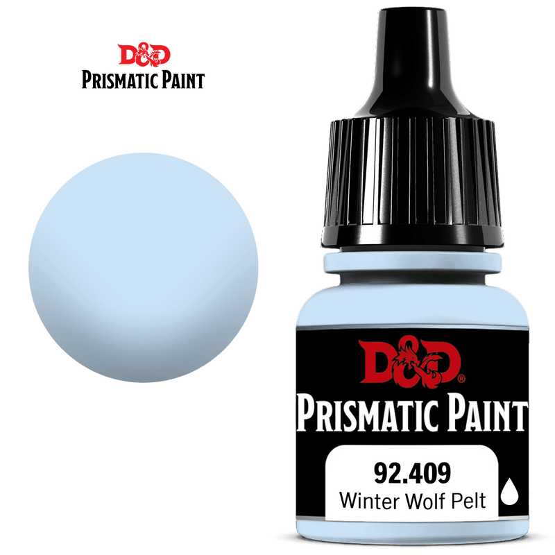 D&D Prismatic Paint Winter Wolf Pelt
