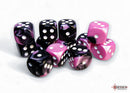 Chessex Gemini Black-Pink/White 16mm d6 Dice Block