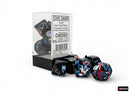 Chessex Brush Polyhedral Dark Side/Blue 7-Die Set