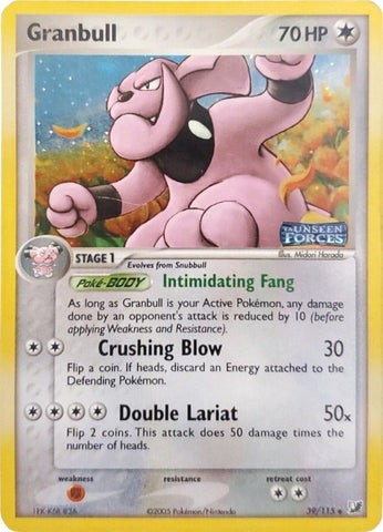 Granbull/115 - Unseen Forces Reverse Holofoil