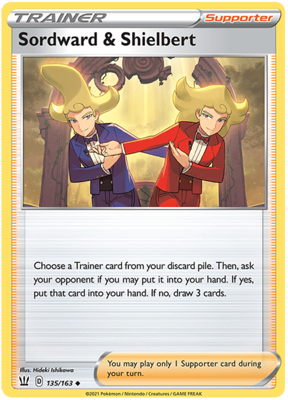 Sordward & Shielbert 135/163 - SWSH05 Battle Styles