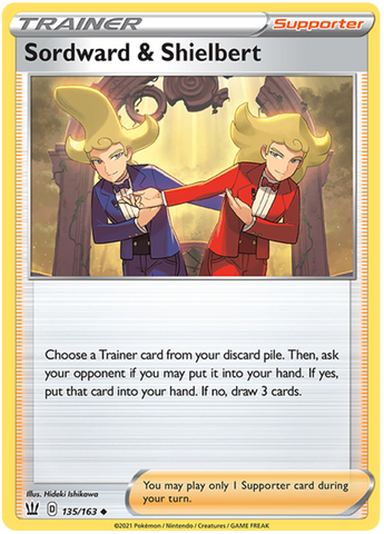 Sordward & Shielbert 135/163 - SWSH05 Battle Styles