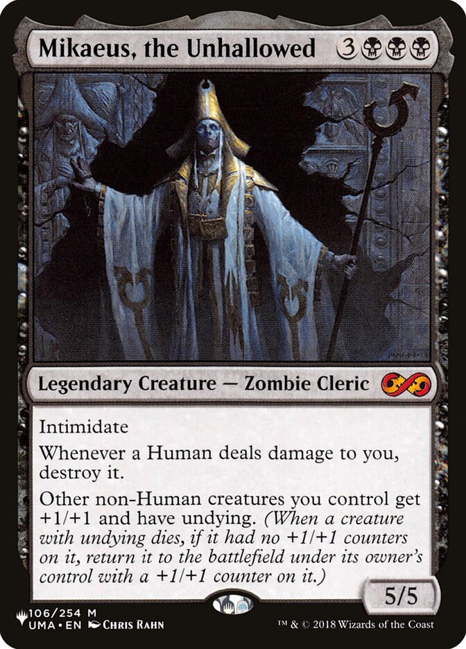 Mikaeus, the Unhallowed (LIST-106/254) - The List