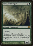 Force of Savagery (LIST-126/180) - The List