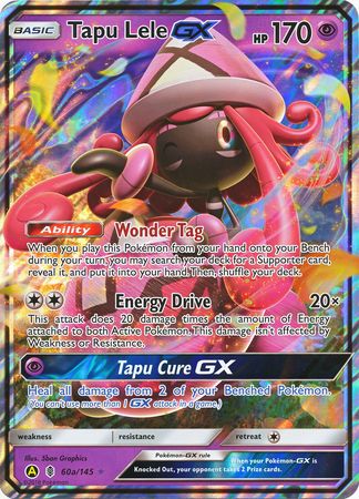 Tapu Lele GX - 60a/145 - Jumbo Cards Holofoil