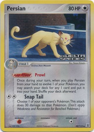Persian 50/113 - Delta Species Reverse Holofoil