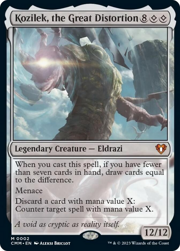 Kozilek, the Great Distortion (CMM-002) - Commander Masters