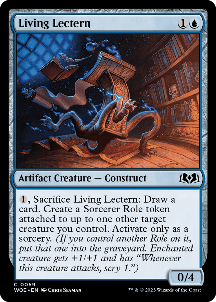 Living Lectern (WOE-059) - Wilds of Eldraine