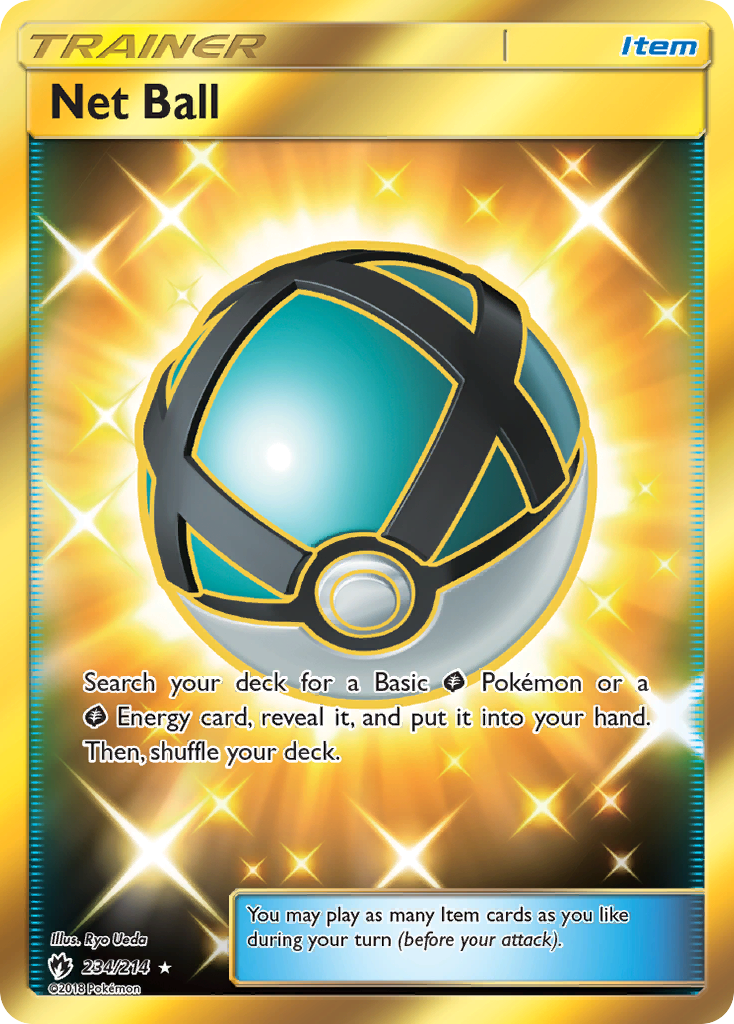 Net Ball (Secret)/214 - SM  Lost Thunder Holofoil