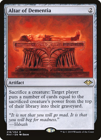 Altar of Dementia (MH1-218) - Modern Horizons