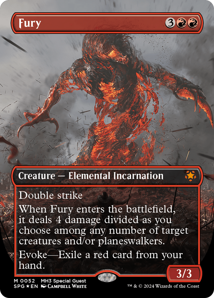 Fury (Borderless) (Textured Foil) - Special Guests Foil