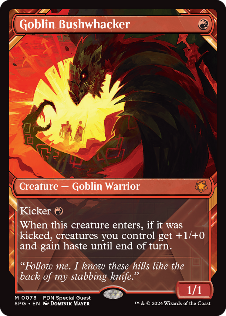 Goblin Bushwhacker (Showcase) - Special Guests Foil