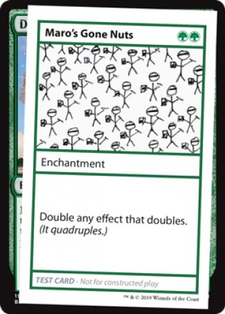 Maro's Gone Nuts (No PW Symbol) (CMB1-) - Mystery Booster Playtest Cards 2021