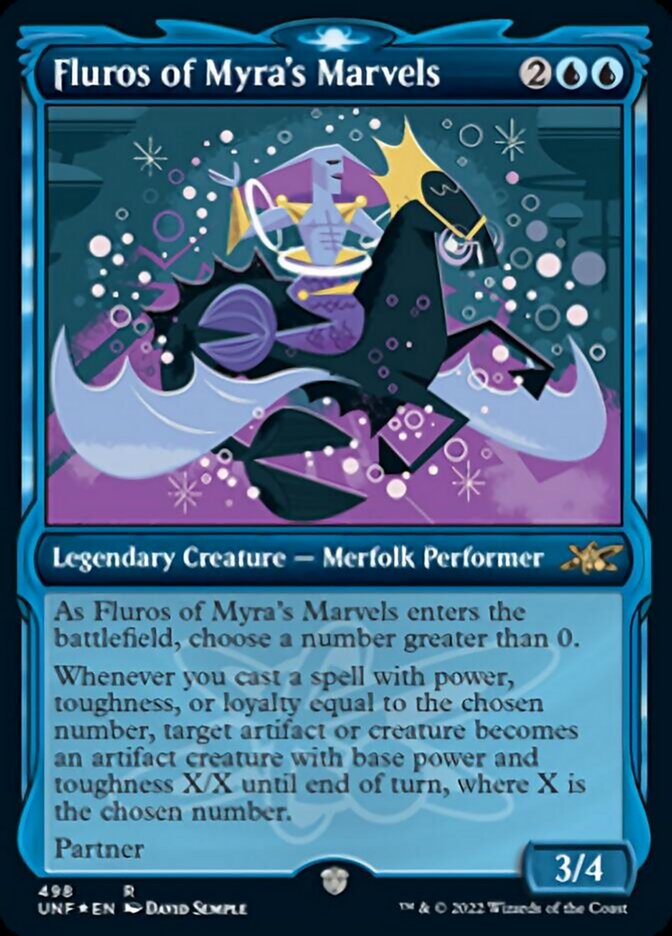 Fluros of Myra's Marvels (Showcase) (Galaxy Foil) (UNF-498) - Unfinity: (Showcase) Foil