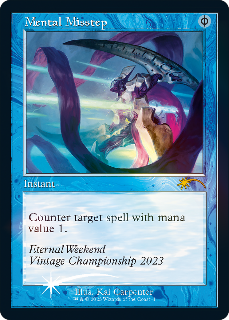 Mental Misstep (Retro Frame) (Eternal Weekend 2023 Promo) (UMP-001) - Eternal Weekend Foil
