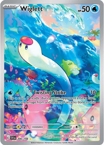 Wiglett - 206/198 206 - SV01 Scarlet & Violet Base Set Holofoil