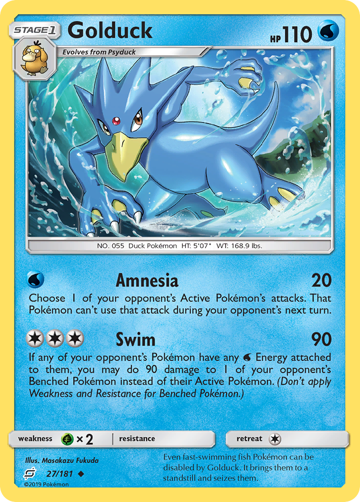 Golduck/181 - SM  Team Up