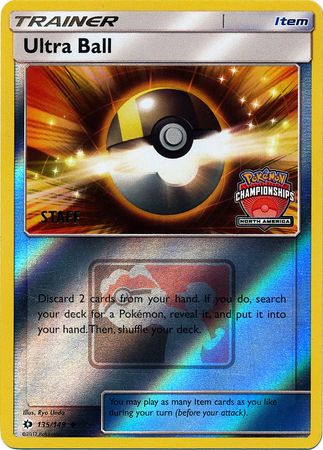 Ultra Ball - 135/149 (North America Championships) [Staff] - League & Championship Cards Reverse Holofoil