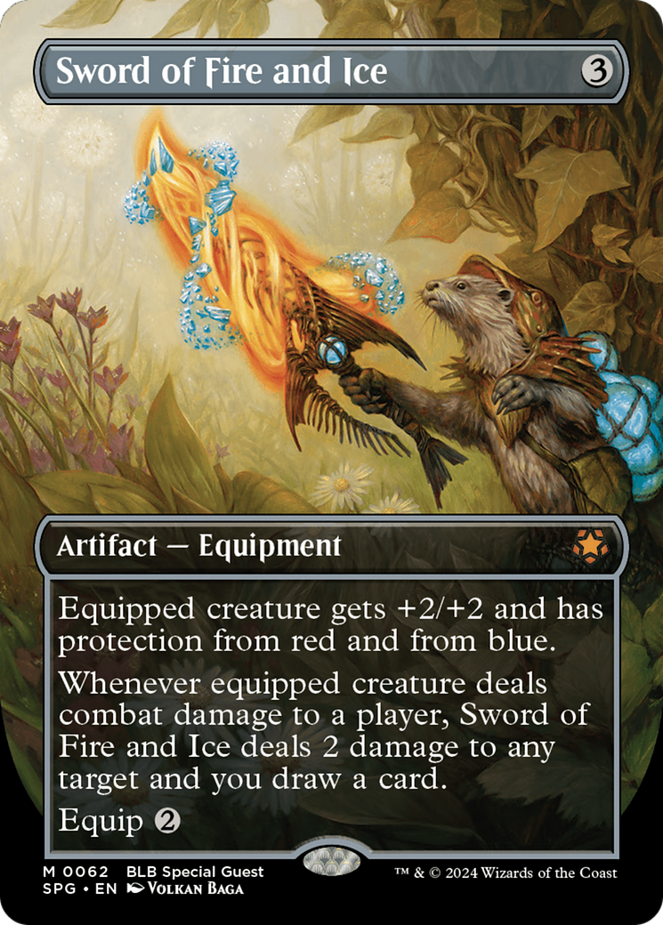 Sword of Fire and Ice (Borderless) - Special Guests Foil