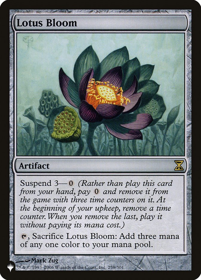 Lotus Bloom (LIST-259/301) - The List