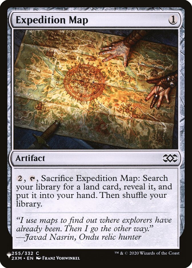 Expedition Map (LIST-255/332) - The List