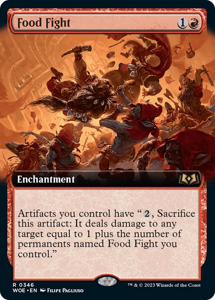 Food Fight (Extended Art) (WOE-346) - Wilds of Eldraine: (Extended Art)