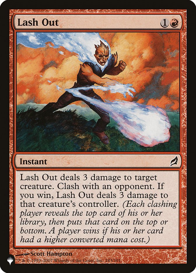 Lash Out (LIST-183/301) - The List