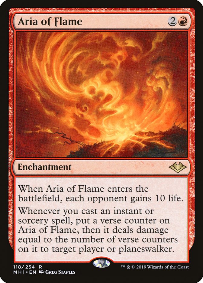 Aria of Flame (MH1-118) - Modern Horizons