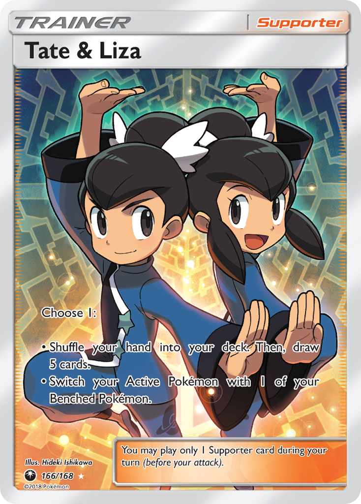 Tate & Liza (Full Art)/168 - SM  Celestial Storm Holofoil