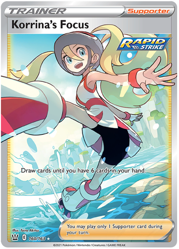 Korrina's Focus (Full Art) 160/163 - SWSH05 Battle Styles Holofoil