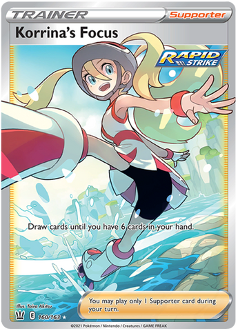 Korrina's Focus (Full Art) 160/163 - SWSH05 Battle Styles Holofoil