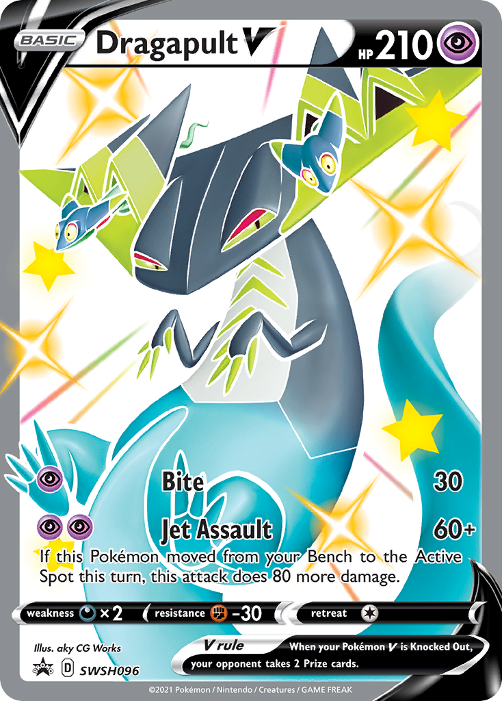 Dragapult V - SWSH096 SWSH096/307 - SWSH Sword & Shield Promo Cards Holofoil
