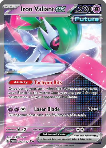 Iron Valiant ex - 089/182 89 - SV04 Paradox Rift Holofoil