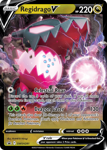 Regidrago V - SWSH281 - Jumbo Cards Holofoil