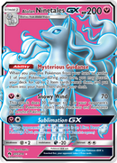 Alolan Ninetales GX (Full Art)/214 - SM  Lost Thunder Holofoil