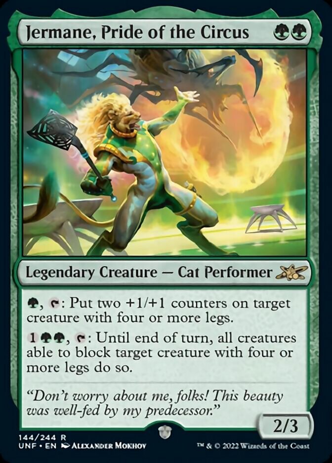 Jermane, Pride of the Circus (UNF-144) - Unfinity