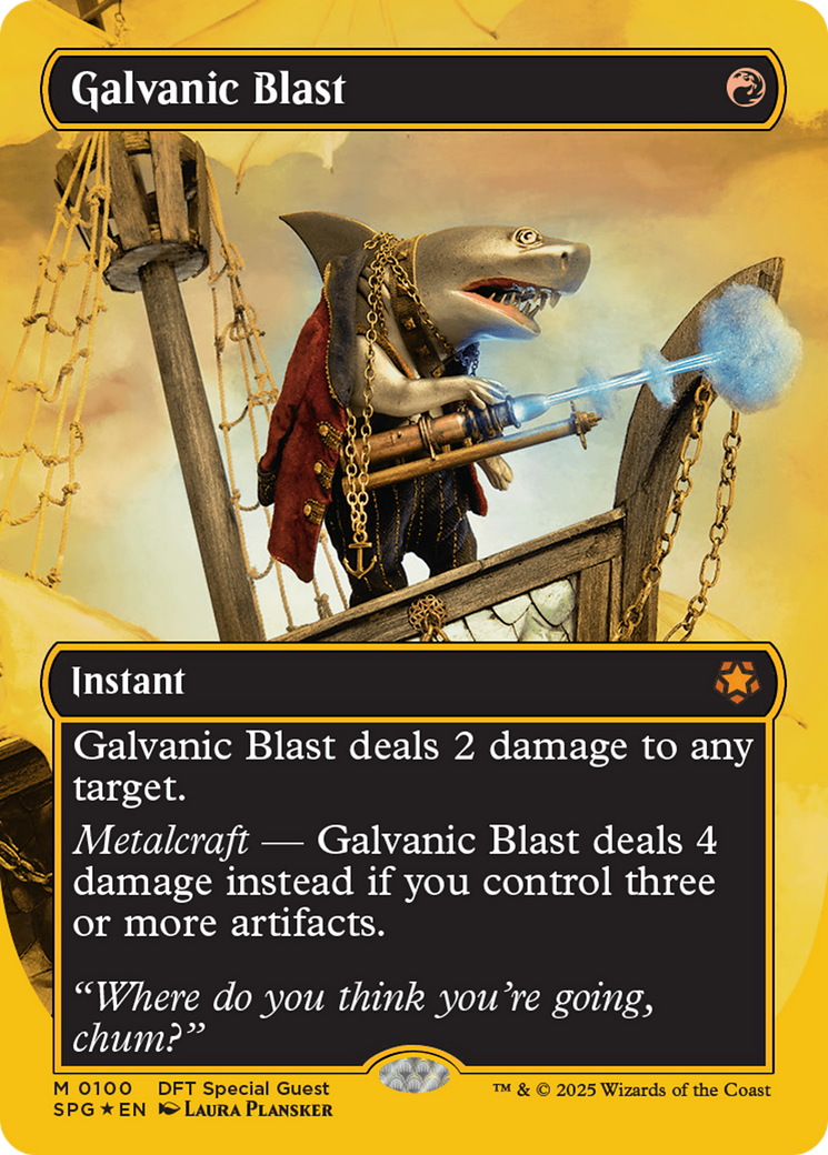 Galvanic Blast (Borderless) (First-Place Foil) - Special Guests Foil