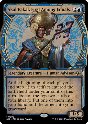 Akal Pakal, First Among Equals (Showcase) (LCI-292) - The Lost Caverns of Ixalan: (Showcase)