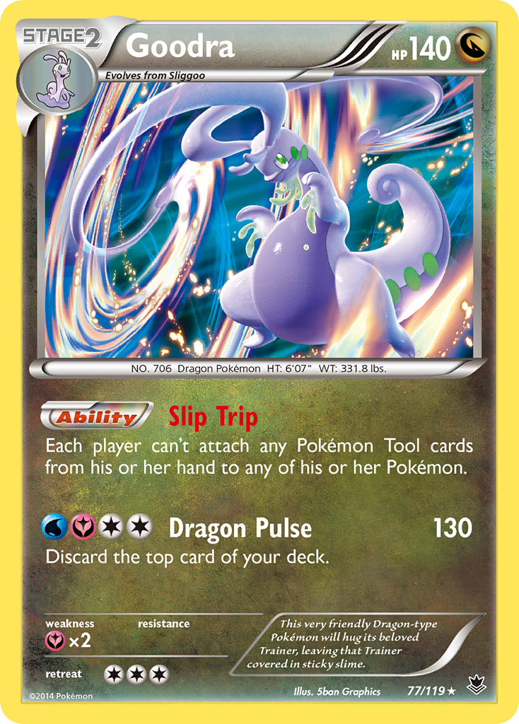 Goodra 77/119 - XY  Phantom Forces Holofoil