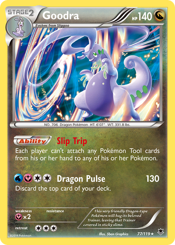 Goodra 77/119 - XY  Phantom Forces Holofoil